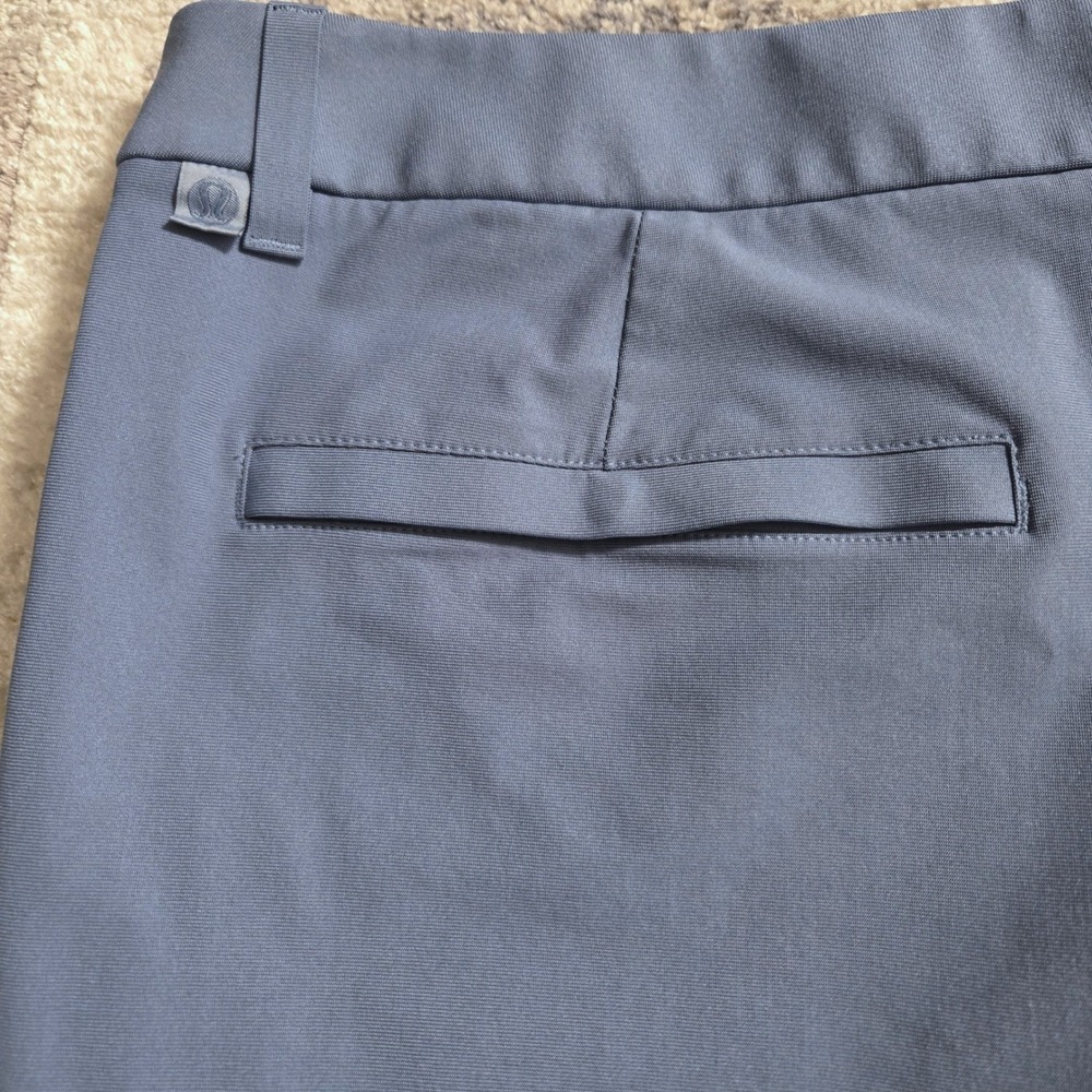 Lululemon M Slate Blue Performance Shorts 38" Waist 6.5" Inseam Athletic Golf - Picture 8 of 13